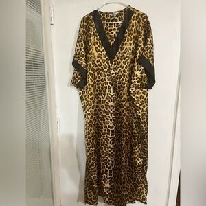 Windlar Afghan long tunic lagan look relax animal print one size 100% polyester